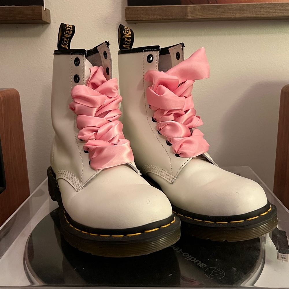 White Original 1460 Dr. Martens
